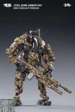 JoyToy Source 1/25 H03 Steel Bone Attack Mecha Desert Color W/ Pilot -Action Figures Store a34d27e2ef