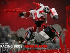 IronFactory EX-26A Racing Bros Annihilator Red Alert -Action Figures Store a38eccf897