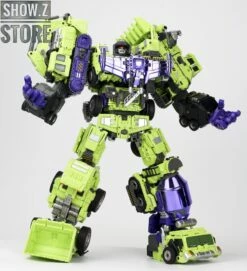 Generation Toy GT-99 Gravity Builder Devastator Metallic Painted Limited Version W/ Upgrade Kit -Action Figures Store a4bcce13a9