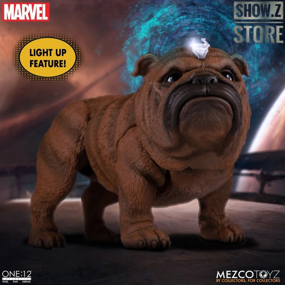 MEZCO Toyz One:12 Black Bolt & Lockjaw Two-Pack 8 MEZCO Toyz One:12 Black Bolt & Lockjaw Two-Pack - Image 6