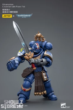 JoyToy Source 1/18 Warhammer 40K Ultramarines Lieutenant With Power Fist -Action Figures Store a760375806
