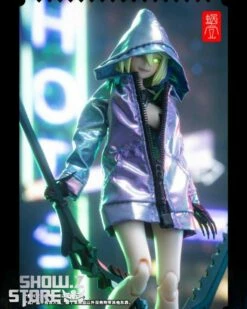 Snail Shell Dazzling Blue & Purple Cloth Coat For 1/10 & 1/12 Mecha Girl -Action Figures Store a79f9a4657