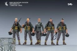 JoyToy Source 1/18 WWII German Wehrmacht Mountain Division Unit Set Of 5 -Action Figures Store ac03da81fb