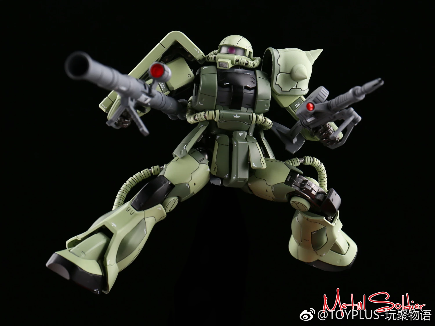 Metal Soldier 1/100 MS01 ZAKUII MS-01 MS-06 ZAKU2 Green Chogokin Metal Build 18 Metal Soldier 1/100 MS01 ZAKUII MS-01 MS-06 ZAKU2 Green Chogokin Metal Build - Image 16