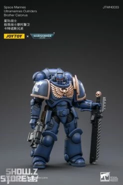 JoyToy Source 1/18 Warhammer 40K Space Marines Ultramarines Outriders Brother Catonus -Action Figures Store b3695baeb6