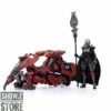 JoyToy Dark Source 1/18 Saluk Flame Dragon Cavalry Crimson Set Of 2
