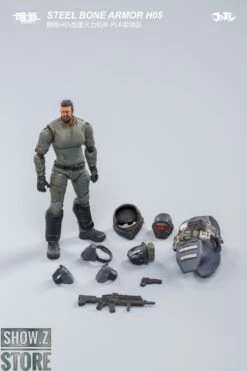 JoyToy Source 1/25 H05 Steel Bone Attack Mecha Military Green Color W/ Pilot -Action Figures Store b64e98badf