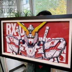 ChenFu Studio RX-0 Unicorn Gundam 3D Wall Art Decoration Picture 11 ChenFu Studio RX-0 Unicorn Gundam 3D Wall Art Decoration Picture -Action Figures Store bac553331e