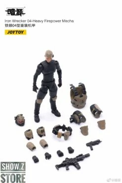 JoyToy Source 1/24 Iron Wrecker 04 Heavy Firepower Mecha W/ Pilot -Action Figures Store bba715b3de