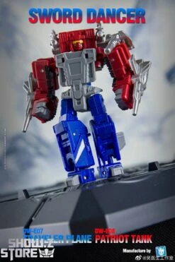 Dr.Wu Sword Dancer Slamdance DW-E07 Traveler Plane Raindance & DW-E08 Patriot Tank Grandslam Set Of 2 Animation Version -Action Figures Store bbc4f9d375