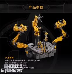 ZT Toys 1/10 Iron Man Mark 4 W/ Suit-Up Gantry Action Figure Set -Action Figures Store bd61379e70