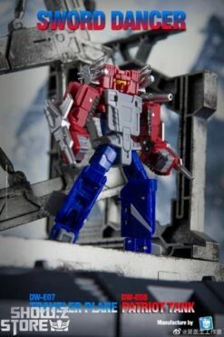 Dr.Wu Sword Dancer Slamdance DW-E07 Traveler Plane Raindance & DW-E08 Patriot Tank Grandslam Set Of 2 Animation Version -Action Figures Store be0548e23f