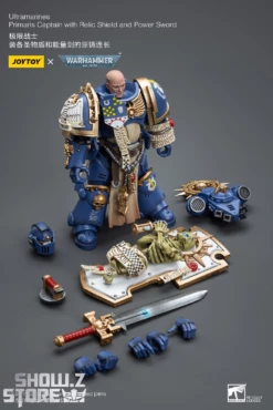 JoyToy Source 1/18 Warhammer 40K Ultramarines Primaris Captain With Relic Shield And Power Sword -Action Figures Store c3f9418878