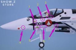 Valkyrie Factory VF 1/60 VF-1S VF1S Strike Valkyrie Macross Hikaru Ichijo Style W/ Super Space Part Upgrade Kit -Action Figures Store c73bd1df2d