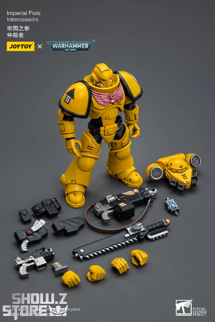 JoyToy Source 1/18 Warhammer 40K Imperial Fists Intercessors 8 JoyToy Source 1/18 Warhammer 40K Imperial Fists Intercessors - Image 6