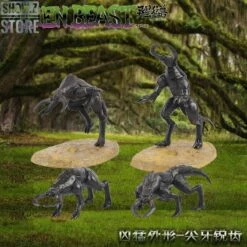 Rihio Multiabyss Alien Beast Series 1/60 Set Of 4 Figures W/ 2 Bases -Action Figures Store cc3347e7c8