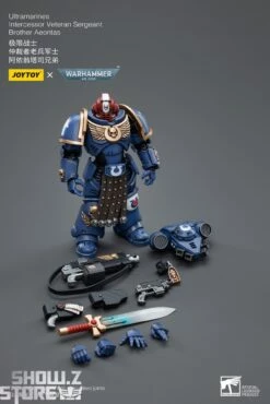 JoyToy Source 1/18 Warhammer 40K Ultramarines Intercessor Veteran Sergeant Brother Aeontas -Action Figures Store ce4fab5c16