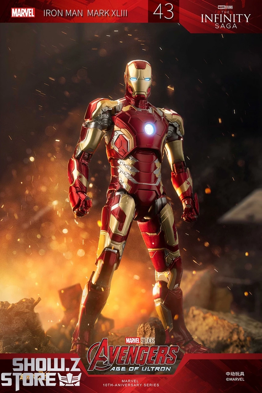 ZT Toys Marvel Licensed 1/10 Iron Man Mark 43 19 ZT Toys Marvel Licensed 1/10 Iron Man Mark 43 - Image 17