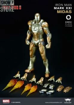 Comicave Studios 1/12 Omni Class MK21 Iron Man Midas -Action Figures Store d003450f34