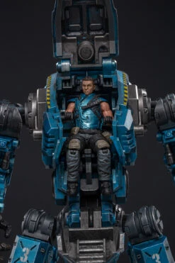 JoyToy Source Acid Rain 1/18 Freeman Machine Armor W/ Pilot Mechas & Soldiers Figure Set Navy Blue Version -Action Figures Store d11f6db63d