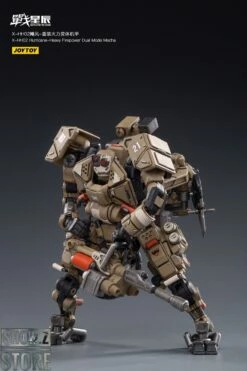 JoyToy Source 1/18 X-HH02 Hurricane Heavy Firepower Dual Mode Mecha Sand Version -Action Figures Store d4e4af5117