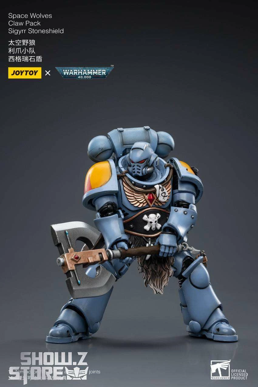 JoyToy Source 1/18 Warhammer 40K Space Wolves Claw Pack Sigyrr Stoneshield 13 JoyToy Source 1/18 Warhammer 40K Space Wolves Claw Pack Sigyrr Stoneshield - Image 11