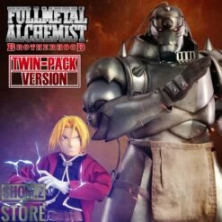 ThreeZero Toys 1/6 Fullmetal Alchemist: Brotherhood Edward & Alphonse Elric Twin-Pack -Action Figures Store da2188bacd