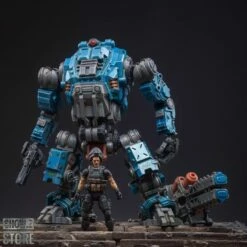 JoyToy Source Acid Rain 1/18 Freeman Machine Armor W/ Pilot Mechas & Soldiers Figure Set Navy Blue Version -Action Figures Store da6697b9d8