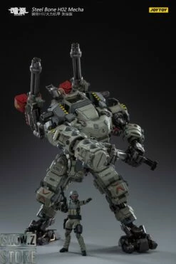 JoyToy Source 1/24 H02 Steel Bone Firepower Mecha Grey-Green Color W/ Pilot -Action Figures Store e026712789