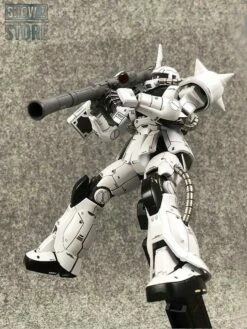 Metal Soldier MS 1/100 MS-06J MS06J Zaku II White Ogre Gundam Mobile Suit -Action Figures Store e21f898cbb