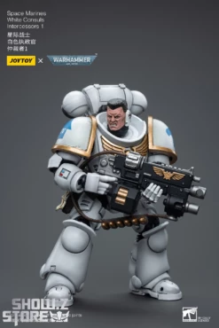 JoyToy Source 1/18 Warhammer 40K Space Marines White Consuls Intercessors 1 -Action Figures Store e5bdd9270c