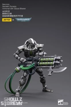 JoyToy Source 1/18 Warhammer 40K Necrons Sautekh Dynasty Immortal With Gauss Blaster -Action Figures Store e848798691
