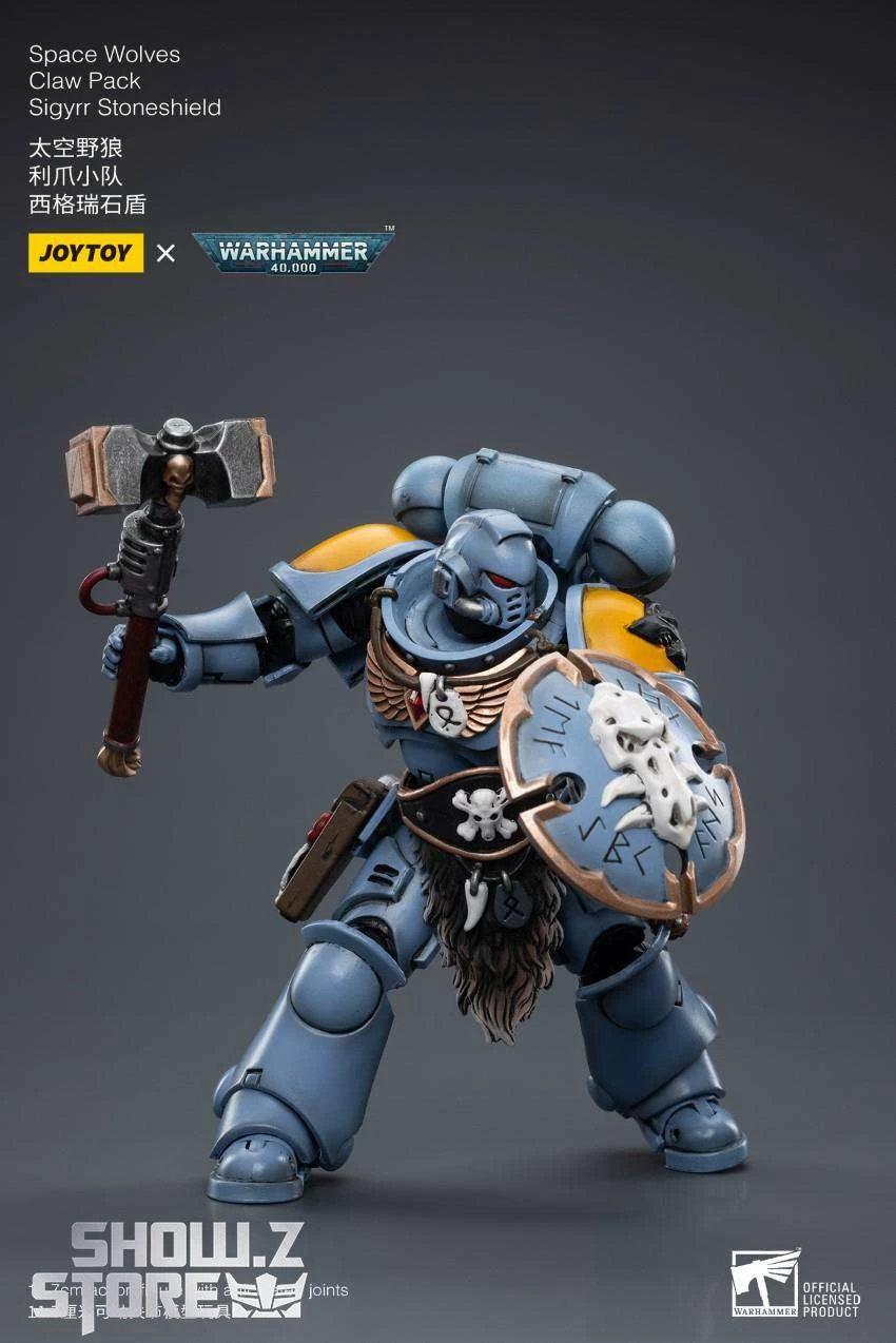 JoyToy Source 1/18 Warhammer 40K Space Wolves Claw Pack Sigyrr Stoneshield 17 JoyToy Source 1/18 Warhammer 40K Space Wolves Claw Pack Sigyrr Stoneshield - Image 15