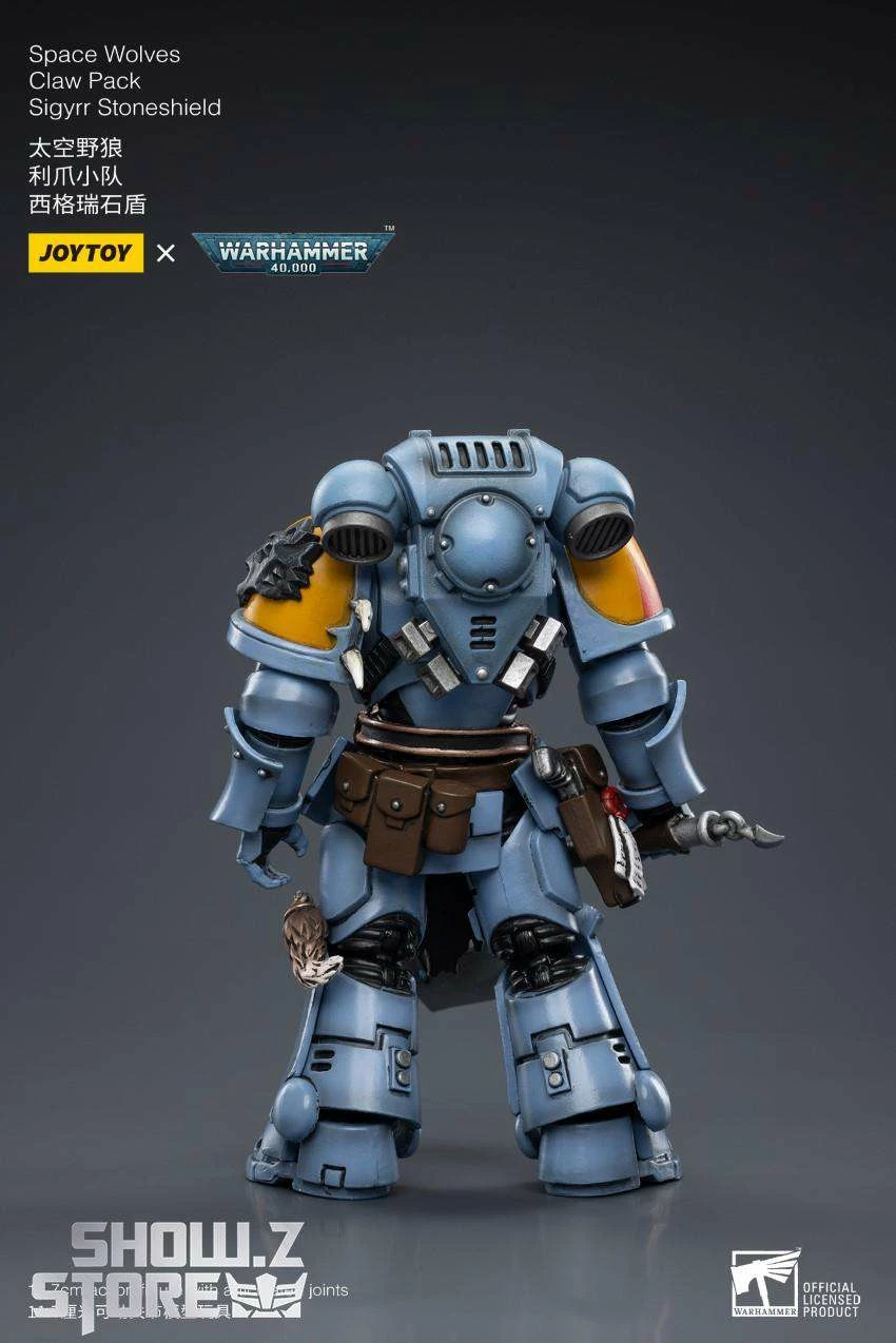 JoyToy Source 1/18 Warhammer 40K Space Wolves Claw Pack Sigyrr Stoneshield 10 JoyToy Source 1/18 Warhammer 40K Space Wolves Claw Pack Sigyrr Stoneshield - Image 8