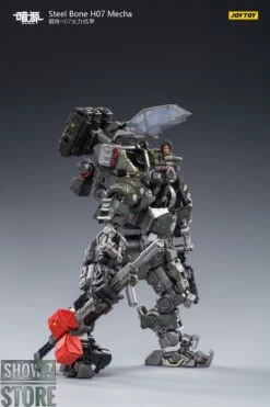 JoyToy Source 1/24 H07 Steel Bone Firepower Mecha Olive Version W/ Pilot -Action Figures Store eaf7ebc50b