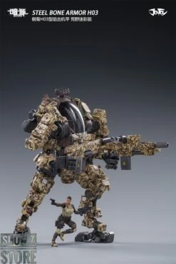 JoyToy Source 1/25 H03 Steel Bone Attack Mecha Desert Color W/ Pilot -Action Figures Store ed721122d0