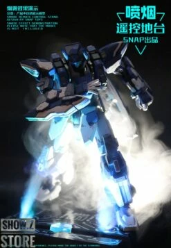 SNAP Remote Smoke Display Stand W/ LED Gold Version -Action Figures Store ed93dde8e8