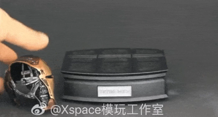 X-Space Studio 1/6 Iron Man MK50 Battle Damaged Helmet /w LED 9 X-Space Studio 1/6 Iron Man MK50 Battle Damaged Helmet /w LED - Image 7