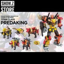 Hasbro POTP Titan Class Predaking Feral Rex Set Of 5 Figures -Action Figures Store f44cc5b22e