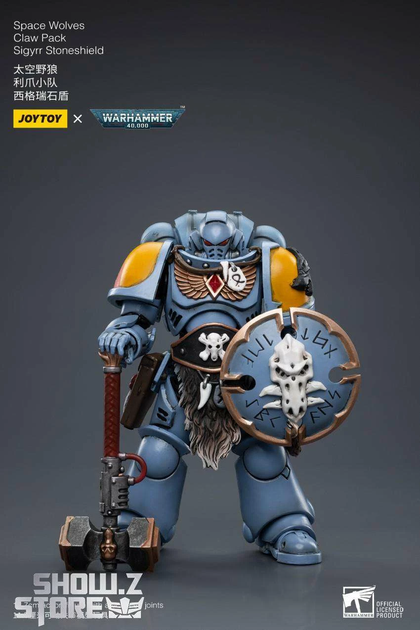 JoyToy Source 1/18 Warhammer 40K Space Wolves Claw Pack Sigyrr Stoneshield 18 JoyToy Source 1/18 Warhammer 40K Space Wolves Claw Pack Sigyrr Stoneshield - Image 16