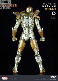 Comicave Studios 1/12 Omni Class MK21 Iron Man Midas -Action Figures Store f9f8822885