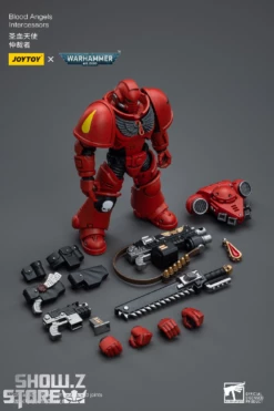 JoyToy Source 1/18 Warhammer 40K Blood Angels Intercessors -Action Figures Store fac4666913