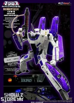 KitzConcept 1/72 Macross VF-1S God Of Flame Purple Limited Edition W/ Fast Pack Armor -Action Figures Store fb32e3a85a