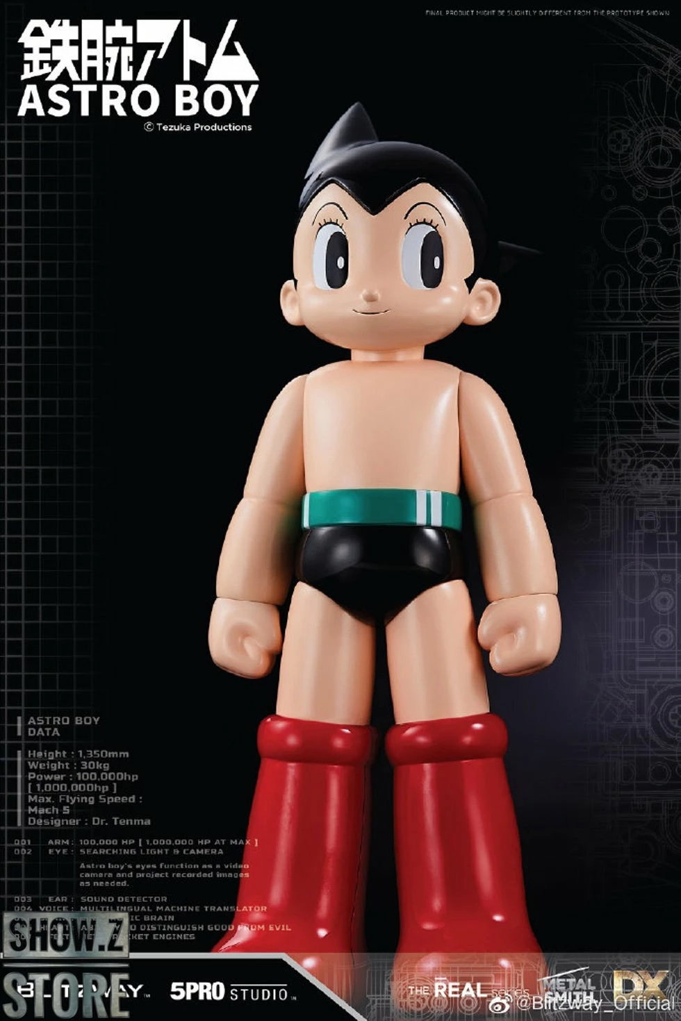 Blitzway BW-NS 50101 Astro Boy Anime Statue Deluxe Version 16 Blitzway BW-NS 50101 Astro Boy Anime Statue Deluxe Version - Image 14