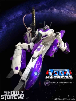 KitzConcept 1/72 Macross VF-1S God Of Flame Purple Limited Edition W/ Fast Pack Armor -Action Figures Store fe55284d0a