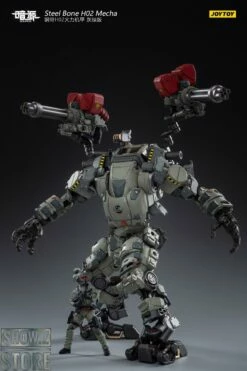 JoyToy Source 1/24 H02 Steel Bone Firepower Mecha Grey-Green Color W/ Pilot -Action Figures Store fef50d1ef1